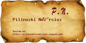Pilinszki Nárcisz névjegykártya